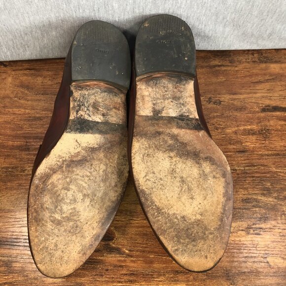 BOSTONIAN Men's Size 11 M Leather Loafer Oxblood Burgundy Made in USA Shoes - Picture 10 of 11